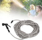 Zerodis Other Watering Irrigation Supplies Flexible Water Pipe High Pressure Sprayer Nozzle Set Heavy Duty Yard Watering Hoses Chew Outdoor Water Pipes Strong Metal - Image 4