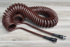 Water Right Polyurethane Coil Hose, 50 Ft, Non-toxic, 3/8” ID, Espresso by WATERRIGHT