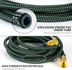 Garden Hose 50 FT,Non-Expanding,10 Functional Nozzles,Garden Hose Anti-Kink - Image 4