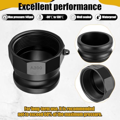 Pelopy 6 Pcs 3 Inch Black Cam Lock Fittings Kit - Image 6