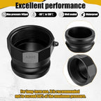 Pelopy 6 Pcs 3 Inch Black Cam Lock Fittings Kit - Image 6