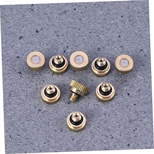 BESPORTBLE 90pcs Brass Atomizing Nozzle for Outdoor Cooling System Leak Misting Sprayer for Landscaping and Humidification Efficient Water and Energy Saving - Image 4