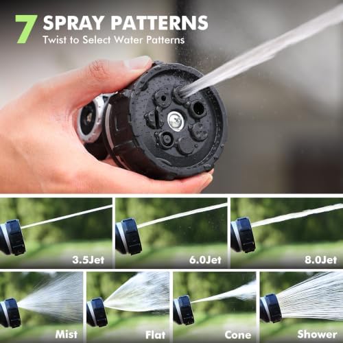 RESTMO Hose Nozzle Heavy Duty, Hose Spray Nozzle Thumb Control for Outdoor - Image 4