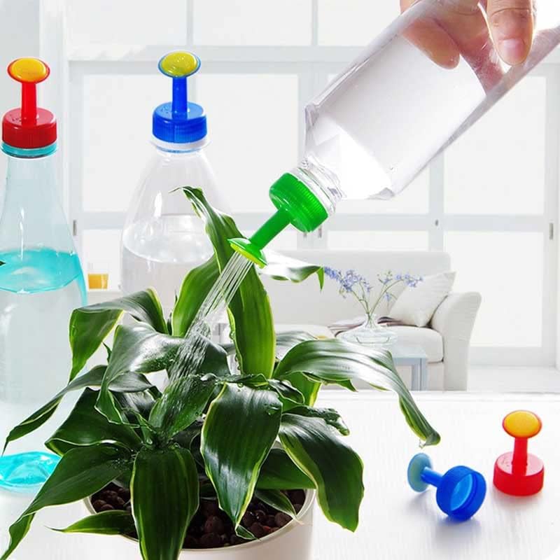3pcs Gardening Plant Watering Attachment Spray-head Soft Drink Bottle Water Can Top Waterers Seedling Irrigation Equipment - Image 3