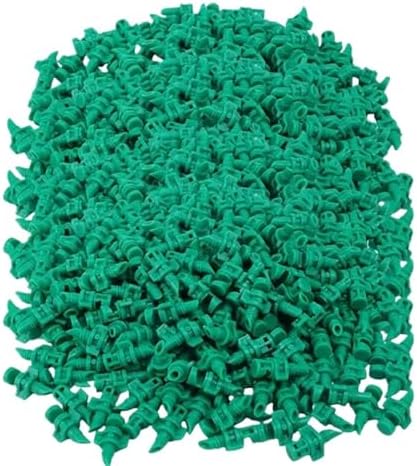 100/200/300/400 Degree Garden Micro Misting Sprinkler Drip Irrigation System for Greenhouse & Flowers(Light Green 300pcs) by Unknown