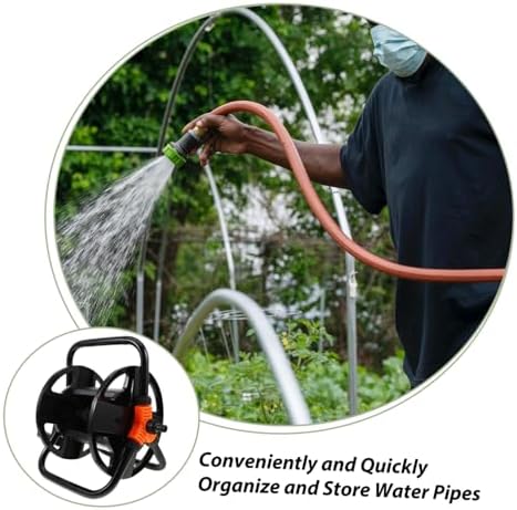 Heavy Duty Freestanding Hose Reel Garden Water Gun Hose Reel Storage Rack for - Image 3