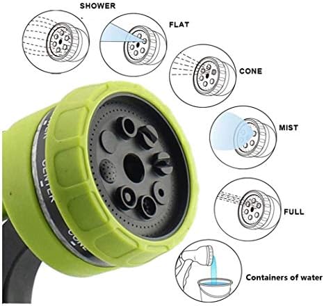 Marycan Garden Hose Nozzle Spray Nozzle, 8 Adjustable Watering Patterns Multifunctional Gardening Sprinkler - Image 2