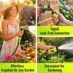 Garden Hose 50ft x 5/8", Heavy Duty Water Hose, Flexible and Durable, Kink Resistant Lightweight Hybrid Hose, Leakproof Yard Hose with Male to Female Fittings - Image 6