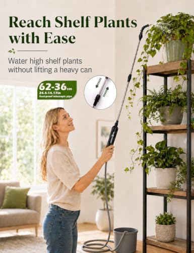 Rechargeable High Reach Plant Waterer for Hanging Plants, 10 Ft Hose - Image 3