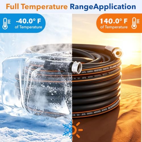 150FT Garden Hose, 5/8" Lightweight Flexible Water Hose with 3/4" Fittings - Image 6