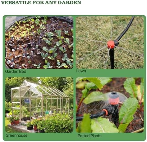 Anleolife 230FT Drip Irrigation System Kit, Complete Garden Watering System - Image 6