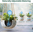 Soilagua 12-Pack Plastic Plant Watering Globes, Premium PVC Shatter-Resistant Plant Waterer, Tapered Opening Self Watering Planter Insert, Automatic Watering Spikes for Daily & Vacation Plants Care - Image 6