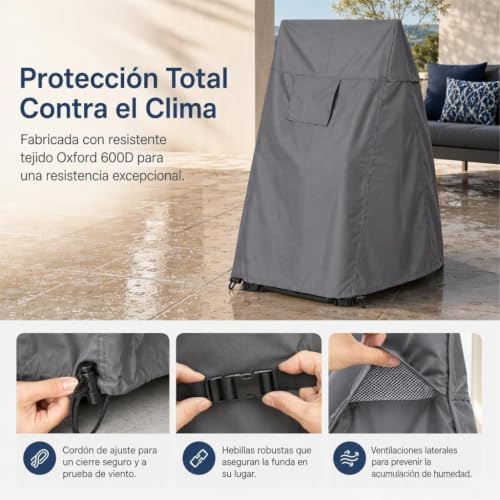 Hose Reel Cart Cover for Outdoor Ventilated Buckle Fit Cover - Image 3
