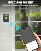 RainPoint WiFi Water Timer for Garden Hose, Hose Timer WiFi Irrigation Controller, - Image 4