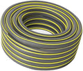 Kink Free Garden Hose Flexible Water Hose for Outdoor Yard Lawn Gardening and Car Washing Gray-4-points 15m by Unknown