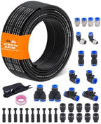1/2" Air Line Tubing Kit, 32.8FT SAE J844 PA Nylon Air Hose Tubing by EilxMag
