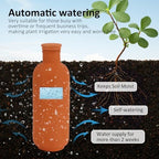 3pcs Ollas 10×3.5×3.5inch Terracotta Watering Pots Self Watering Planter Watering System 30.5oz Plant Watering Globes Clay Watering Pot with lid Terra Cotta Clay Irrigation Globes - Image 6
