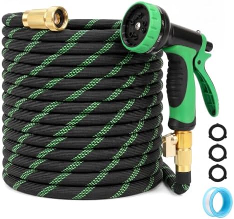 Garden Hose 50ft, Non-Expandable Flexible TPE Tube Water Hose by Unknown