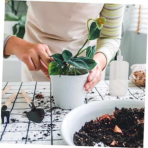 Mobestech 12pcs Squeeze Bottle for Plants Watering Can Ketchup Squeeze Bottle Portable White - Image 5