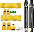 High Pressure Hose Nozzle Sprayer, Home High-Pressure Car Wash Water Gun with Booster Nozzle and Hose, Jet Nozzle Power Washer for Garden Hose for Plant Watering Lawn Car (G) by Unknown