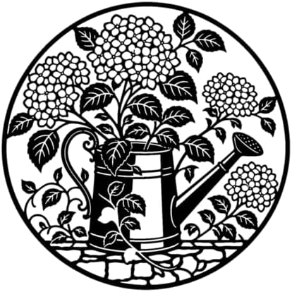 Watering Can Metal Wall Art as Charming Garden Accent for Bedroom Decor by Unknown