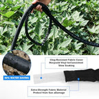 Flat Soaker Hose 50FT x 4 PACK,Drip Hose for Garden Beds Linkable Irrigation System Lightweight and Easy Watering for Tree Plant and Save 80% Water for You (200 FT) - Image 6