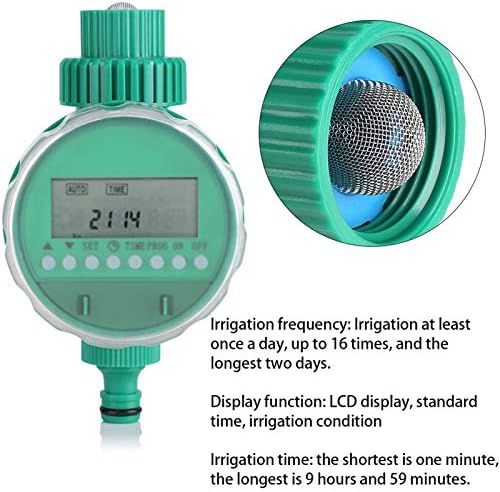 Water Fluxion Meter, Automatic Intelligent Versatile Use Water Pressure Gauge, Multi Functional LCD Screen Water Meter, for Garden Hose, Rvs, Lawn, Nozzle Sprayer - Image 3