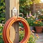 JBscoop Stainless Steel Garden Hose Hanger (Set of 2), for Garden Hose Holder, Rust Free Hose Holder Wall Mount, Heavy Duty Wall Mount Hose Hanger - Image 3