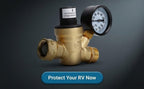 RV Water Pressure Regulator with 45-160 PSI Adjustable Range - Image 3