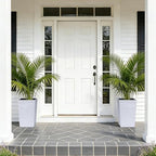 Tall Outdoor Planters Set of 2, 16" Planters for Outdoor Plants - Image 3