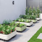 Patio Flower Plant Planter Box, Vegetables Planting Container, for Vegetable Planter Grops Garden Outdoor Patio(H55CM,42.5x127.5cm) - Image 3