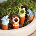 Terracotta Watering Spikes,6 Pack Animal Shape Self WateringPlant Devices, Cute Automatic Plant Waterer with Slow Release Watering Indoor&Outdoor Plant Care, Ideal for Vacation & Daily Use - Image 2