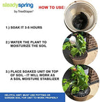 SteadySpring® Smart 30+Day Watering Mat for 10 in to 12 in Containers for Houseplants, Annuals, Herbs, Trees, Tomatoes - Self-Filling, Lasts 30+ Days, Automatic Irrigation Mat (2-Pack) - Image 5