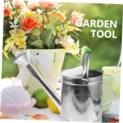 Vintage Stainless Steel Handheld Watering Can Xmas 5l for Flowers - Image 5
