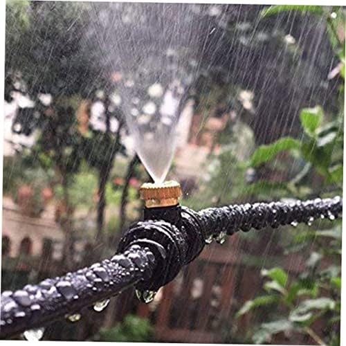 Yardwe 120pcs Low Pressure Misting Nozzles for Outdoor Cooling System Brass Atomizing Sprayer for Garden Hose Easy Installation for Watering and Cooling - Image 5