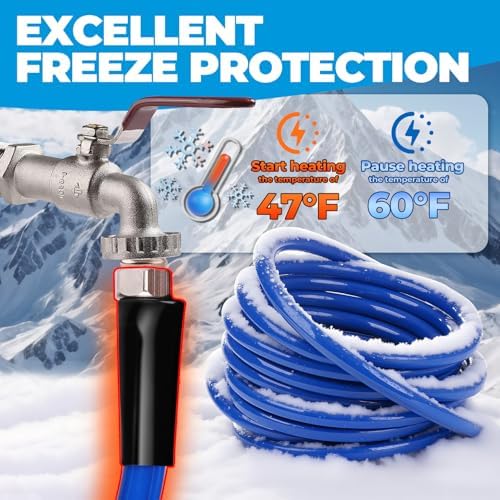 75FT Heated Water Hose for Rv,Heated Water Hose Antifreeze to -45°F,Great Rv Accessories for Campers,Livestock,Agriculture,Lead and BPA Free - Image 3