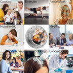 Watercolor Acoustic Guitar Digital Timer for Kids Stainless Steel Mechanical Kitchen Timer Sleek Cooking Timer 60 Minute Cute Countdown Timer for Baking Cooking Home Kitchen Gift - Image 5