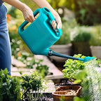 Large Watering Can, 2 Gallon Plastic Watering Can with Long Spout & Removable Head for Indoor Outdoor Plants - Image 7