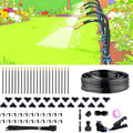 Drip Irrigation System，360° Bendable Drip Irrigation Kit Automatic Irrigation System for Garden, Adjustable Garden Watering Misting System for Greenhouse, Yard, Lawn, Plant(66FT) by Unknown