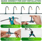 360°Adjustable Drip Irrigation System,200FT Irrigation System for Garden - Image 6