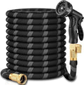 50 ft Garden Hose, Non-Expandable Lightweight All-Weather Water Hoses, Ultra Durable and Flexible Garden Hose with 10-Function Spray Nozzle, Leak-Free Connections Garden Hoses for Yard, Lawn,Outdoor by Unknown