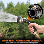 RESTMO Hose Nozzle Heavy Duty, Metal Water Hose Sprayer for Garden - Image 2