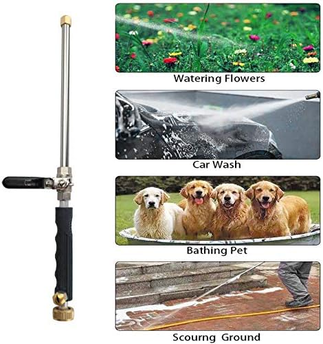 39'' High Pressure Washer Hose Attachment Jet Nozzle Sprayer Wand - Image 3