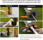 Stainless Steel Freestanding Garden Hose Holder Winter Freeze Crack Garden Water Column with Full Copper Double Outlet Faucet, for Irrigation and Watering(20.5 * 20.5 * - Image 5