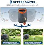 Retractable Garden Hose Reel – 100FT, 1/2" PVC - Image 3