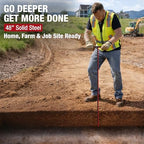 HOMESTEAD 48-Inch Soil Probe Rod with wide T handle, Comfortable Grip for Locating underground pipes and septic tanks - Image 4