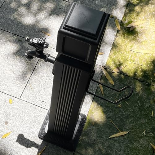Stainless Steel Garden Tap Extender with Spray Gun, Freestanding Antifreeze Faucet, Durable Hose Hanger Spigot Post for Outdoor Watering Solutions - Image 6