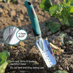 FANHAO Garden Hose Nozzle with Thumb Control+3 Piece Heavy Duty Garden Tools - Image 4
