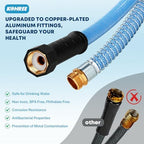 Kohree RV Water Hose 50 FT, 5/8" Drinking Water Hose with Storage Bag - Image 3