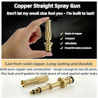 Hose Nozzle High Pressure,High Pressure Garden Hose Nozzle,Car Wash Gun with Hose for Auto Garden Patio Wndow (30 meters) - Image 5